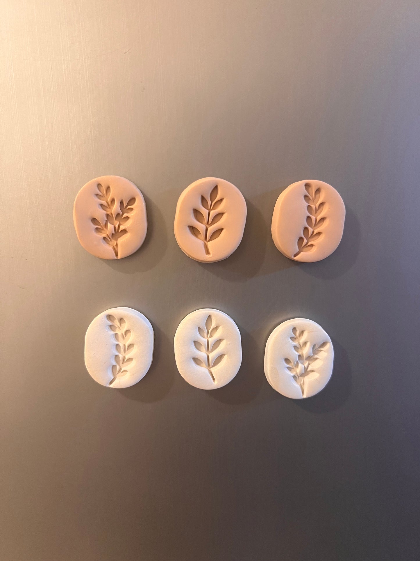 Handmade Clay Leaf Magnets – Set of 3 | Rustic Botanical Fridge Décor | Gift-Ready Box | Wedding Favours